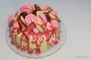 Drip cake alle fragole