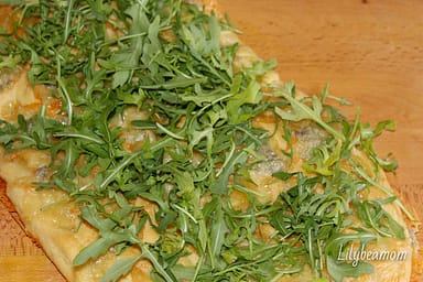 Schiacciata rucola e gorgonzola | paninisopraffini.com
