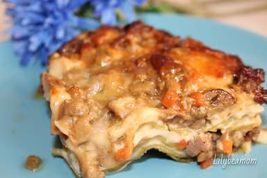 Lasagne salsiccia e funghi | paninisopraffini.com