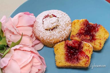 Tortine di zucca cuor di lampone | paninisopraffini.com
