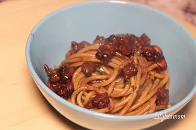 Spaghetti al polpo briao | paninisopraffini.com