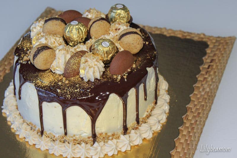 Drip cake panna e cioccolato | paninisopraffini.com